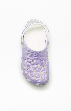 Kids Iridescent Geometric Classic Clogs image number 5