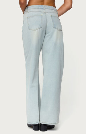 Ery Wide Leg Mid Rise Jeans image number 3