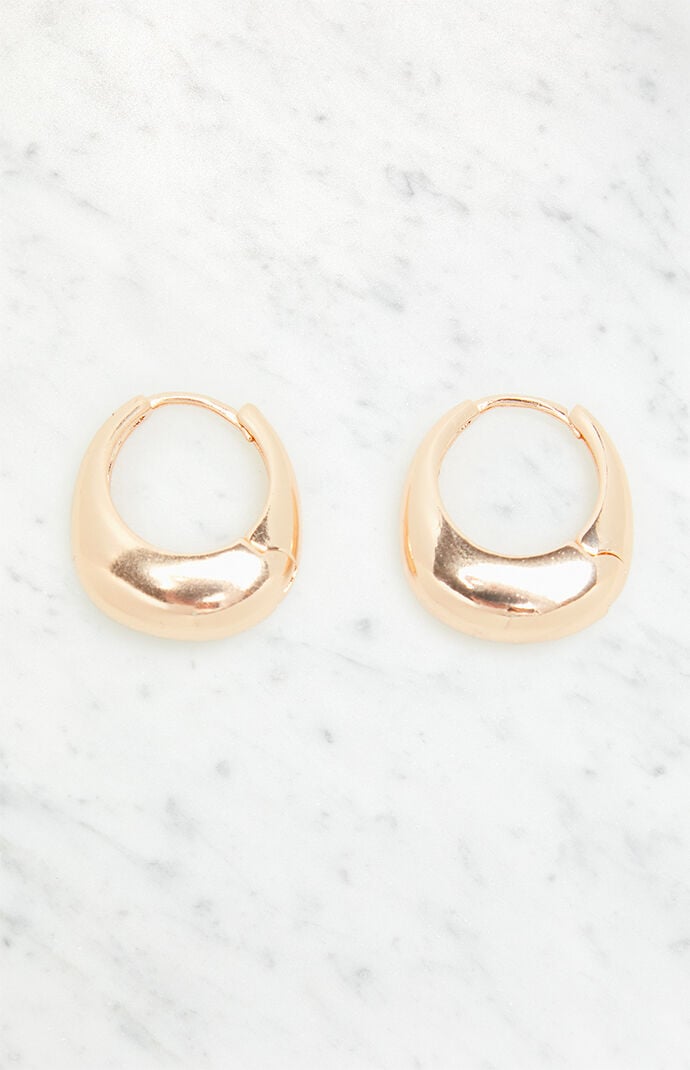 John Galt Gold Hoop Earrings