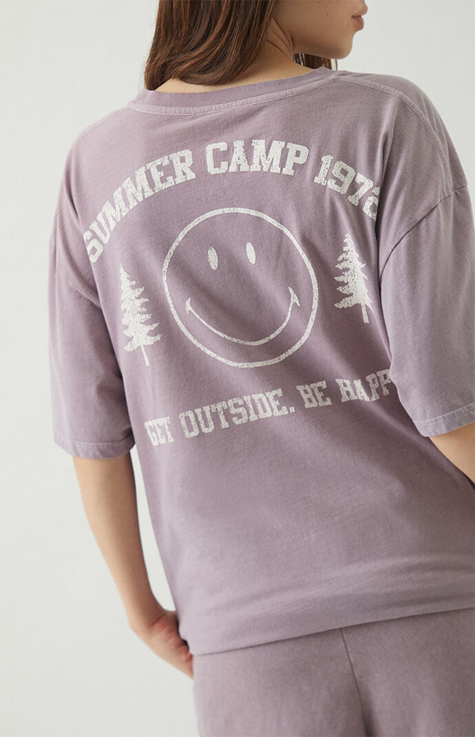 Happy Camper Oversized Recycled T-Shirt