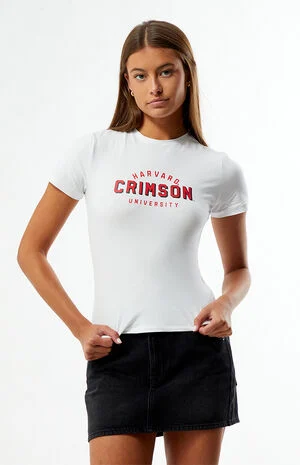 Harvard Crimson Cotton Jersey T-Shirt image number 1