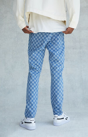 PacSun Eco Holden Slim Taper Checkered Comfort Jeans | PacSun