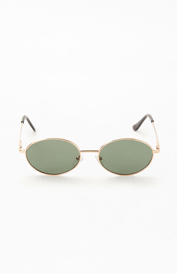 Oval Metal Sunglasses