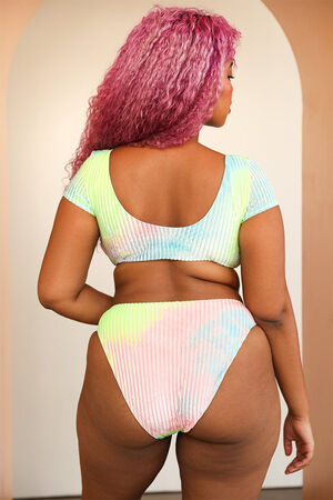 Seashore High Waisted Bikini Bottom image number 2
