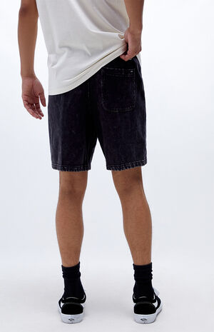 Mineral Wash Loose Fleece Sweat Shorts image number 4