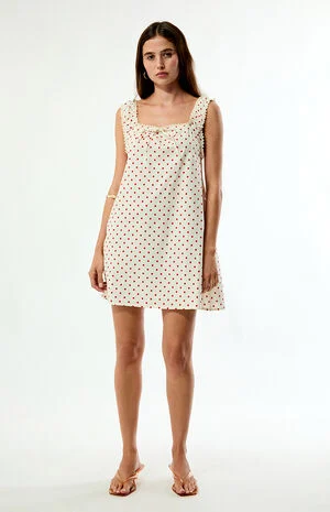 Polka Dot Babydoll Dress image number 1