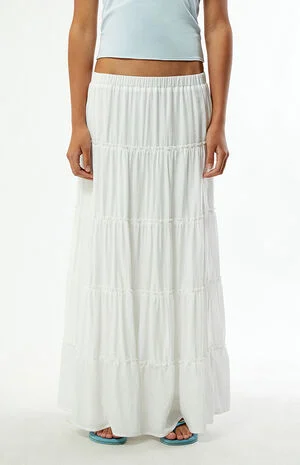 Tiered Maxi Skirt image number 3