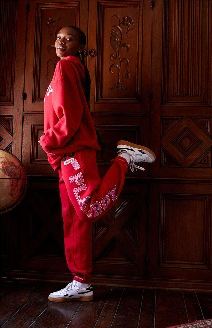 Red sweatpants cheap