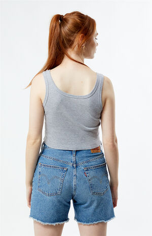 Peaches Cropped Tank Top image number 3