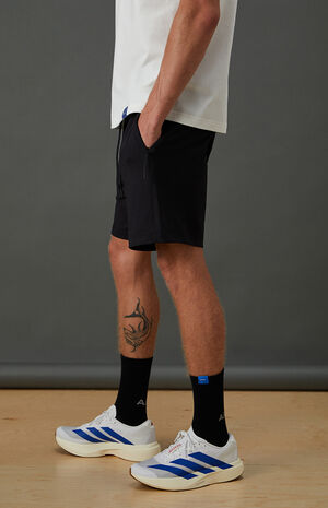 Active Black Jersey Rec Shorts image number 3