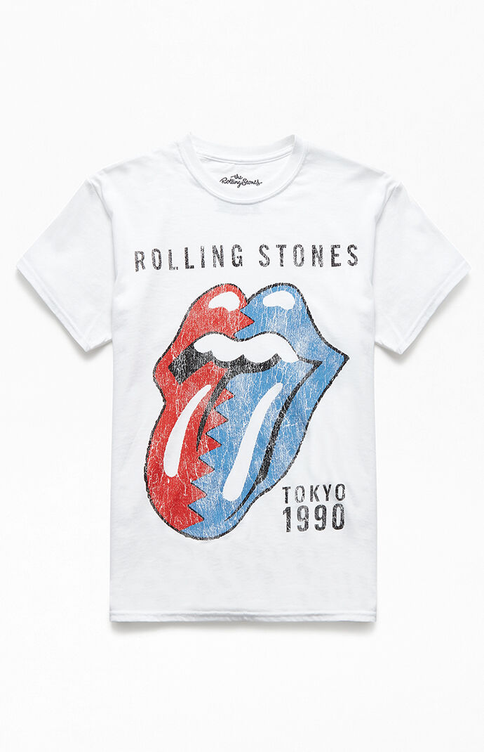 red rolling stones shirt