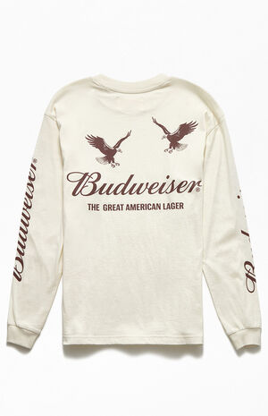 Budweiser King of Beers XL Hoodie Sweater, Pacsun Bud Logo Eagle Graphic  Black