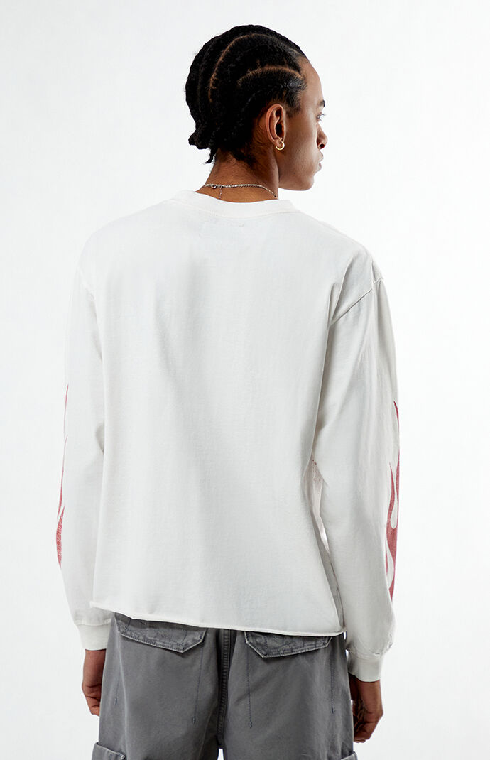 ●WOOALONG●LETTERING SLIT SPAN CROP T-SHIRT 2色 クロップ ☆2023SS新作☆WOOALONG☆Lettering slit span crop T-shirt