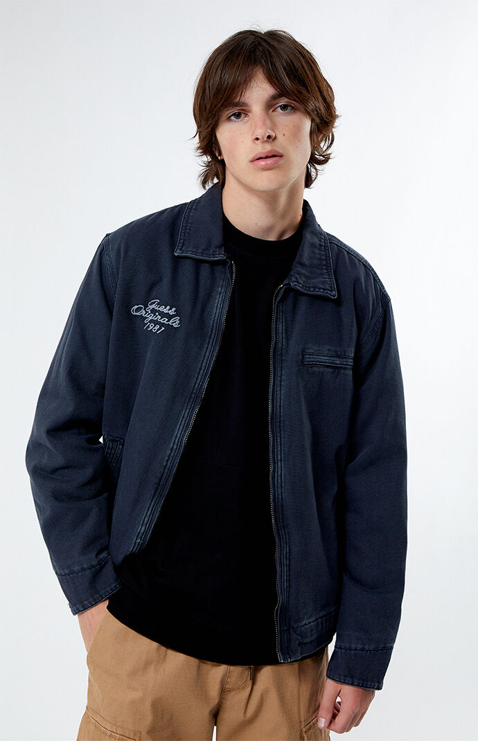 GUESS Originals Aged Denim Work Jacket PacSun