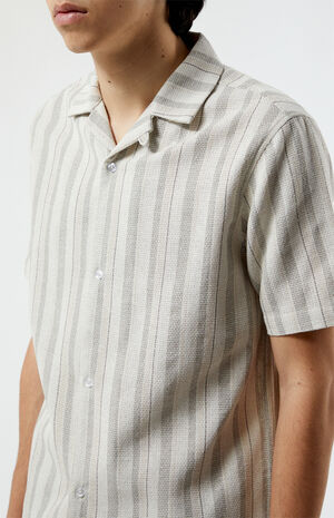 Weave Stripe Camp Shirt image number 2