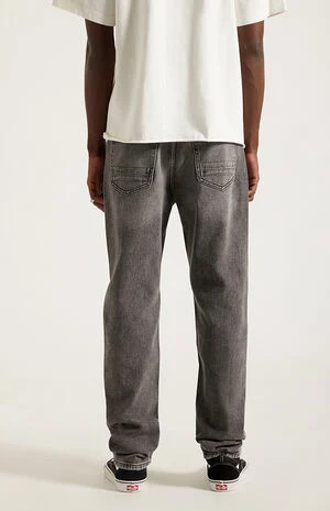 Cade Straight Jeans Ripped Black Wash image number 4