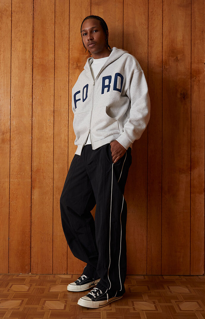 Pacsun Black Bolton Baggy Track Pants