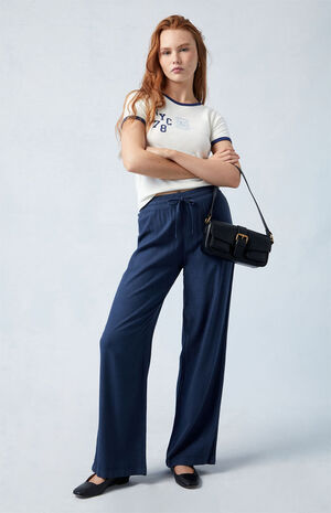 Linen Pull-On Pants image number 1
