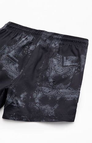 Black Blotch Bandana Eco 4.5" Swim Trunks image number 4