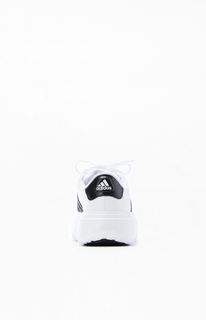 Women's White Grand Court Platform Sneakers image number 3