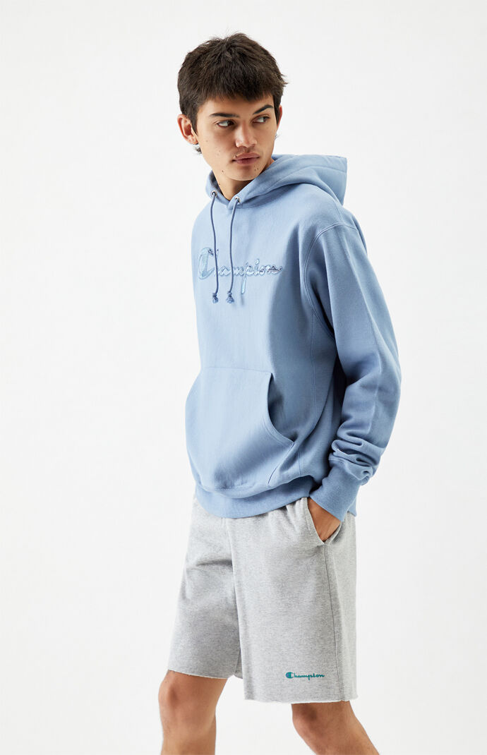 Reverse Weave Tonal Marble Hoodie