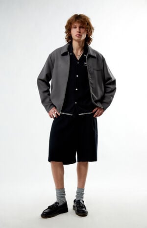 x PacSun Ceremony Pleated Baggy Shorts image number 6