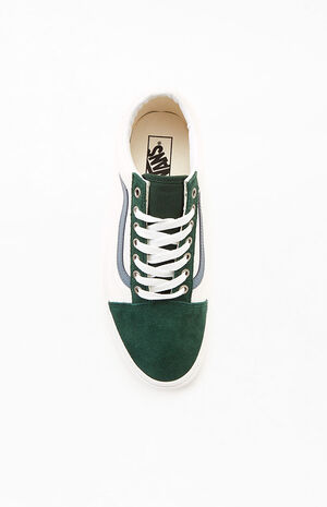 White & Green&nbsp;Old Skool Shoes image number 5