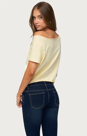 USA Babe Off-The-Shoulder T-Shirt image number 3