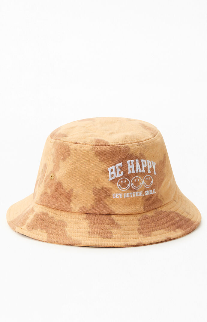 Be Happy Bucket Recycled Hat