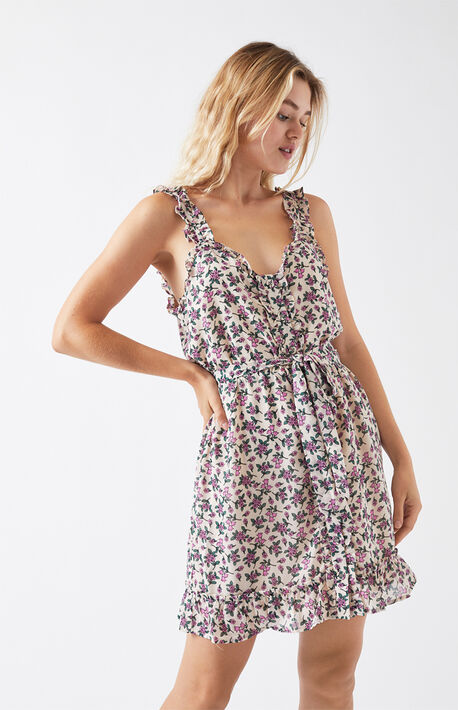 11071178 Lesley Flower Tile Aop Ss Shirt