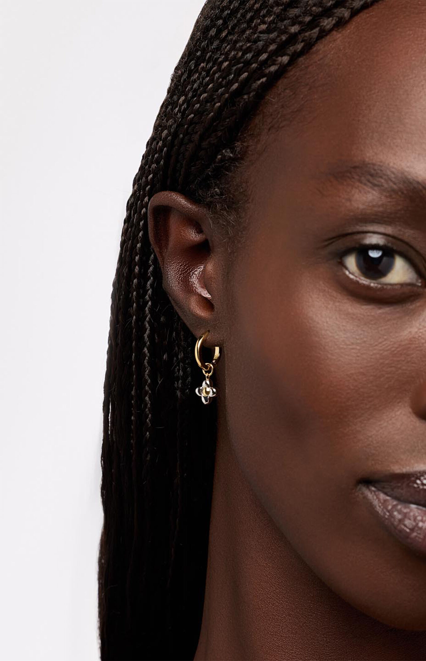 Ana Luisa Liora Flower Hoop Earrings