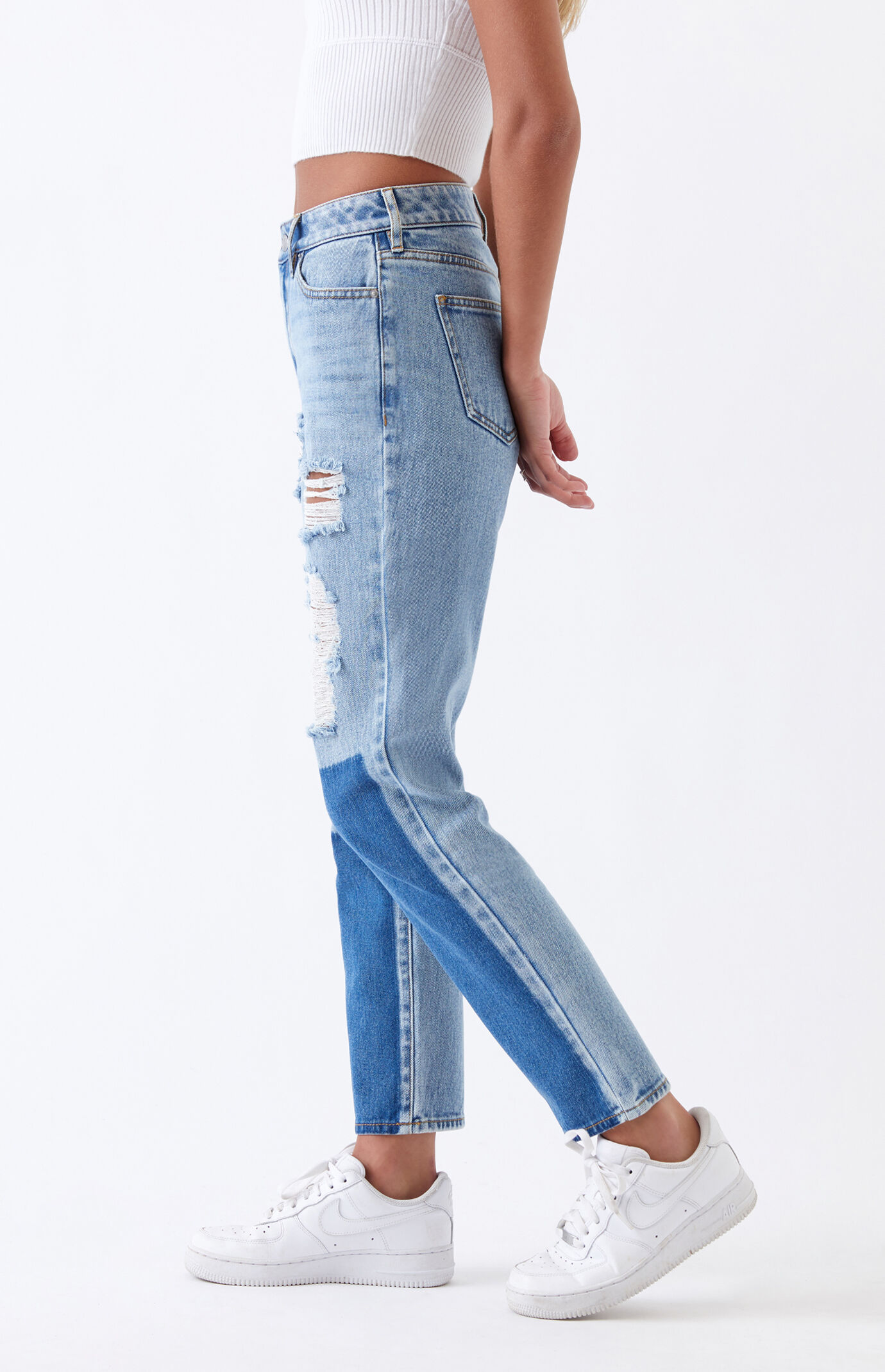pacsun ripped mom jeans