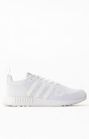 Women's White Smooth Runner Sneakers image number 2