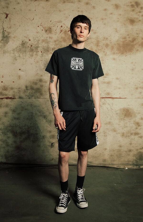 West Coast Choppers Crossed Up Mesh Shorts