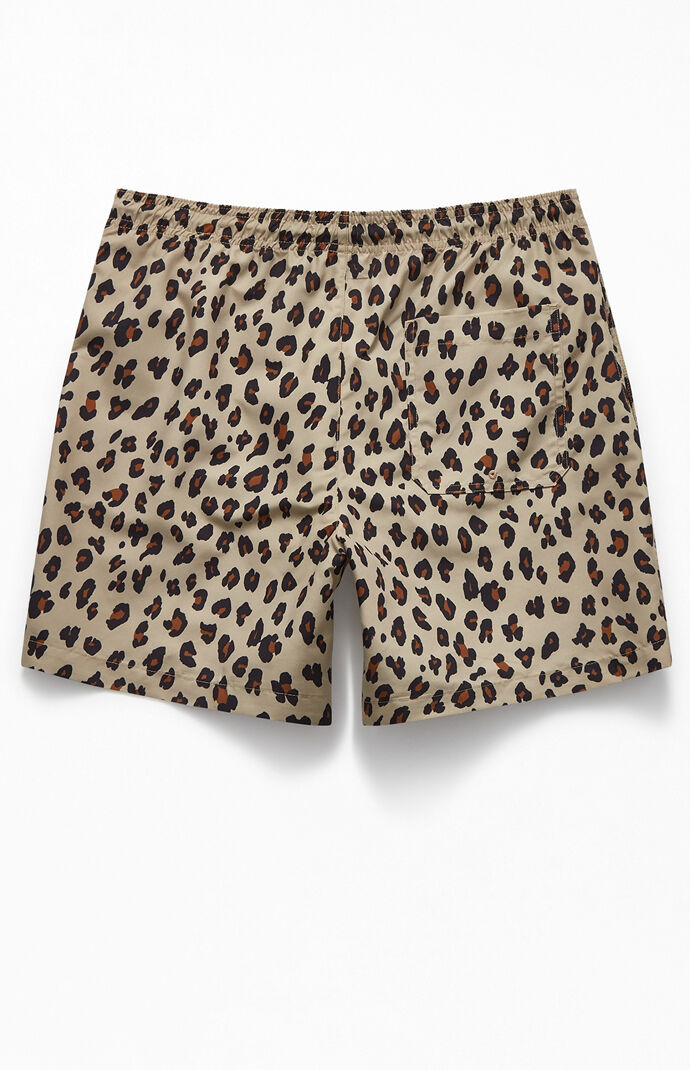 Mens cheetah bathing suit sales