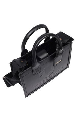 Debossed Logo Modern Tote Bag image number 6