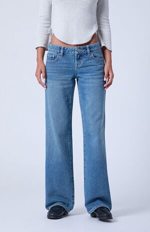 Sammy Ultimate Low Rise Straight Leg Jeans Medium Blue image number 2