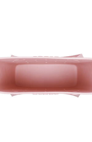 Light Pink Medium Quilted Tote Bag image number 6