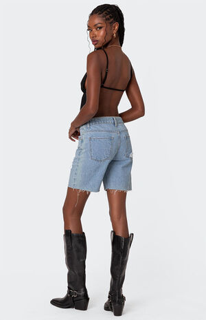 Rylee Tie Front Open Back Top image number 2