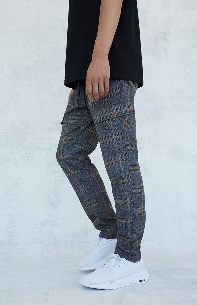 Plaid joggers pacsun store