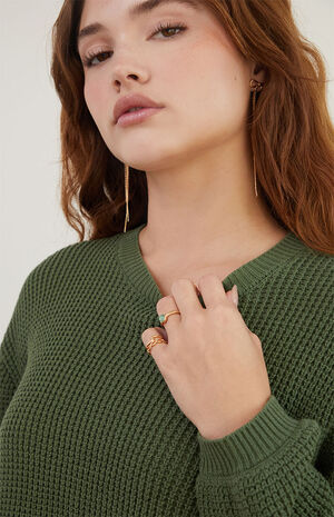9 Pack Gem Rings image number 3