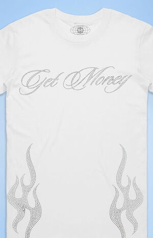 Flames Rhinestone T-Shirt image number 2