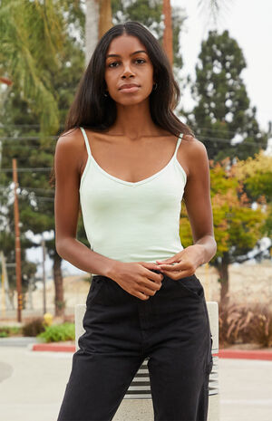 Sage Lorene Basic Tank Top image number 1