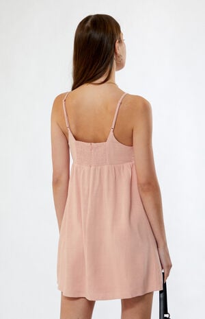 Linen Mini Dress image number 3