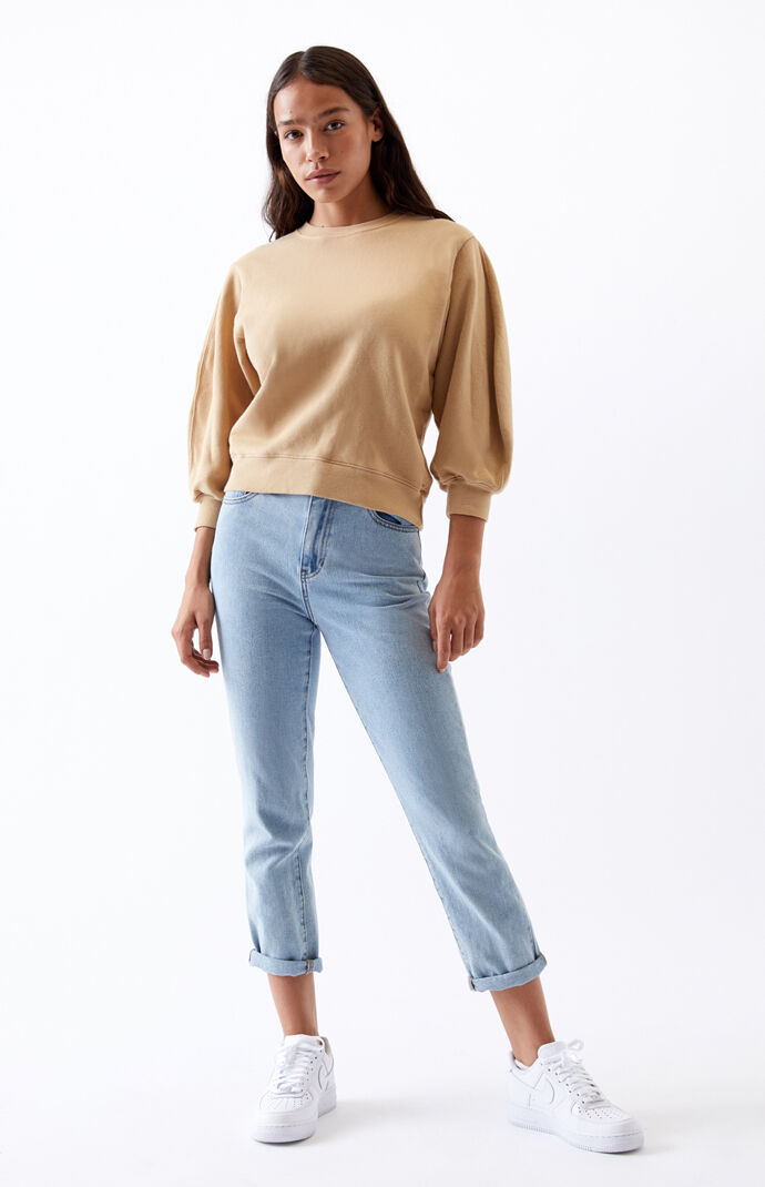 Light Mom Jeans