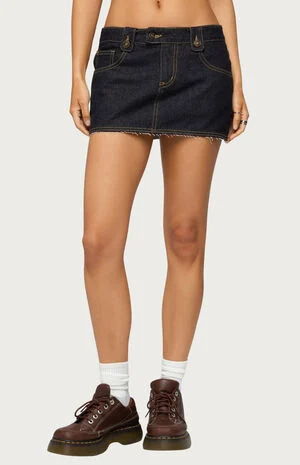 Noura Denim Mini Skirt image number 1