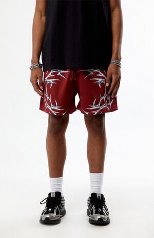 Bladed Escape Mesh Basketball Shorts image number 2