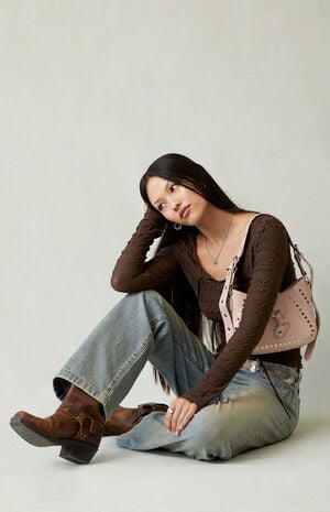 Zoe Low Rise Girlfriend Jeans Light Blue Tint image number 6