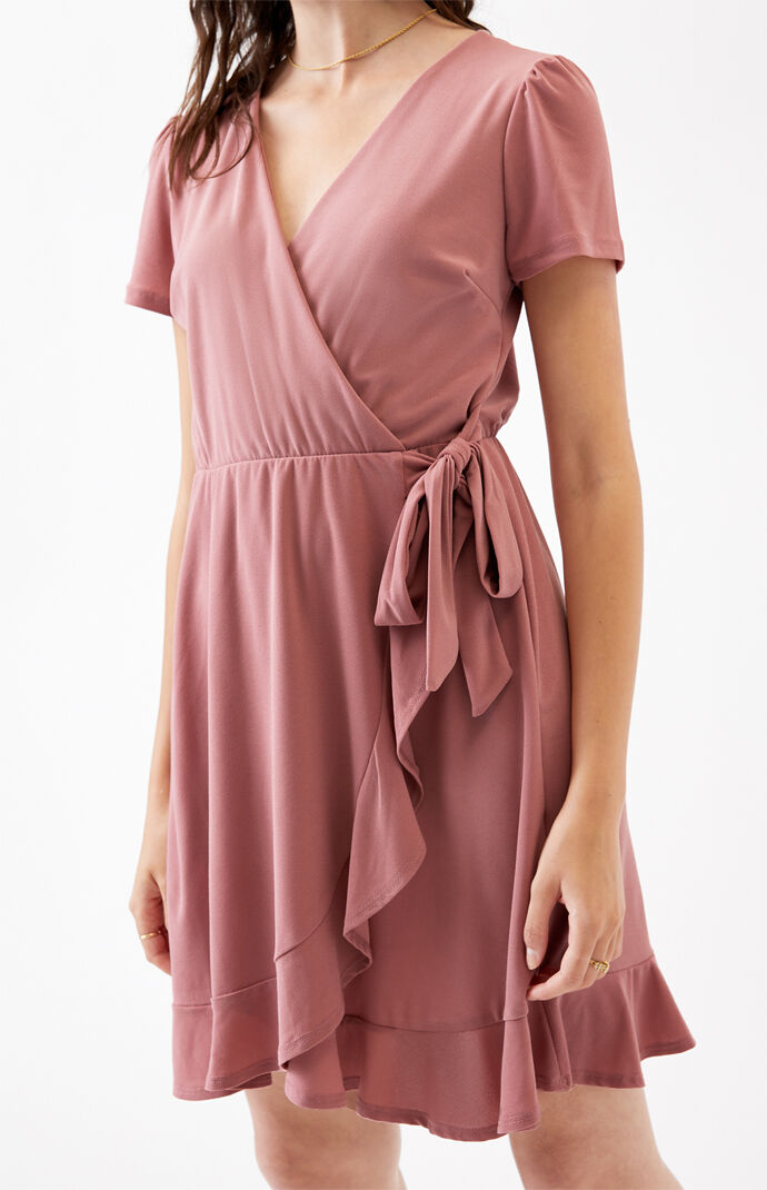 pacsun wrap dress