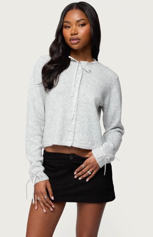 Vickie Ribbon Knit Cardigan image number 1